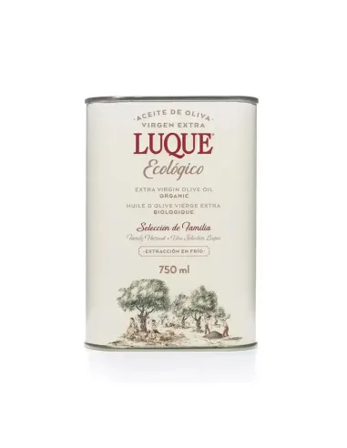 Oli d'oliva verge extra Luque Ecològic – 750 ml LLAUNA